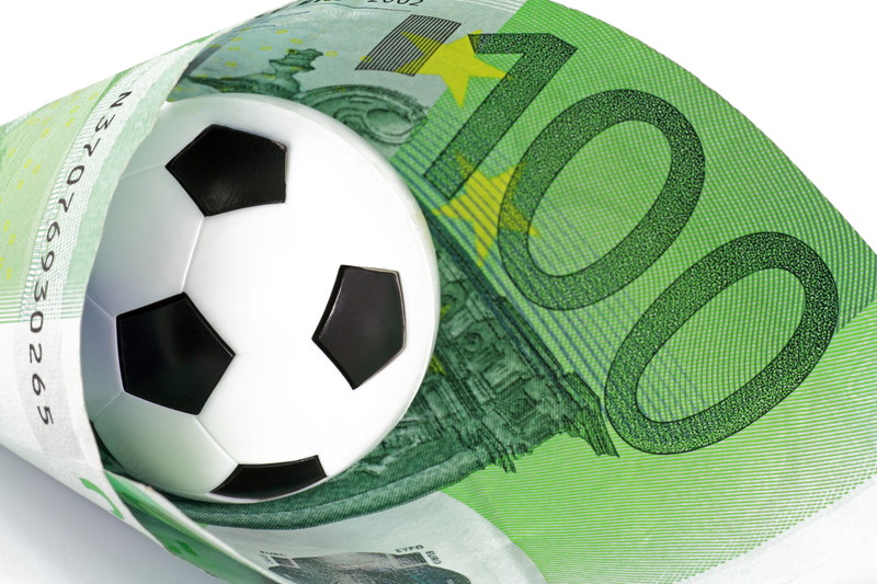 サッカーボール 紙幣